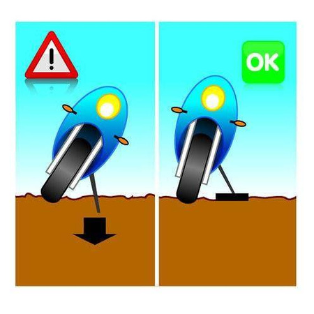 Podkładka pod stopkę boczną LAMPA PADDOCK MATE