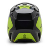 Kask cross dziecięcy FOX JUNIOR V1 LEAN GREY/YELLOW szary żółty