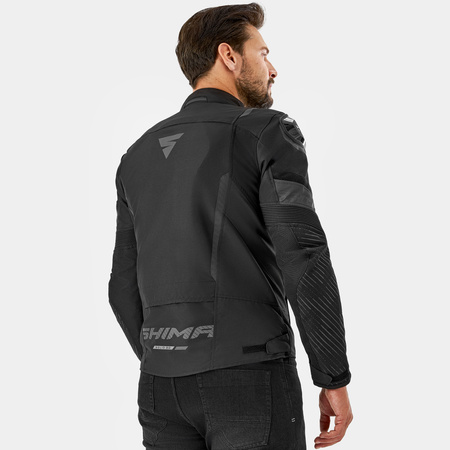 Kurtka tekstylna SHIMA SOLID 2.0 BLACK czarny