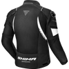 Kurtka tekstylna SHIMA MESH PRO 2.0 BLACK/WHITE czarny biały