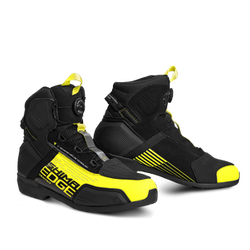 Buty motocyklowe krótkie Shima Edge Vent Men czarny-zółty fluo