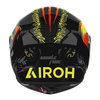 Kask integralny AIROH CONNOR DOUBLE FACE GLOSS czarny czerwony żółty