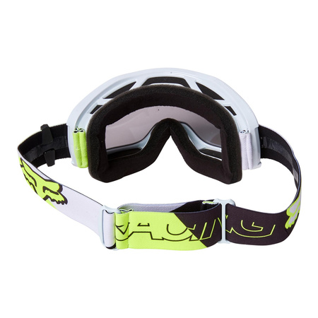 Gogle motocyklowe FOX MAIN SKEW FLUORESCENT YELLOW biały żółty fluo