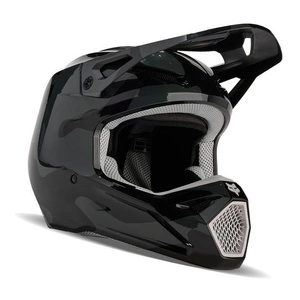 Kask cross dziecięcy FOX JUNIOR V1 BNKR BLACK CAMO czarny szary