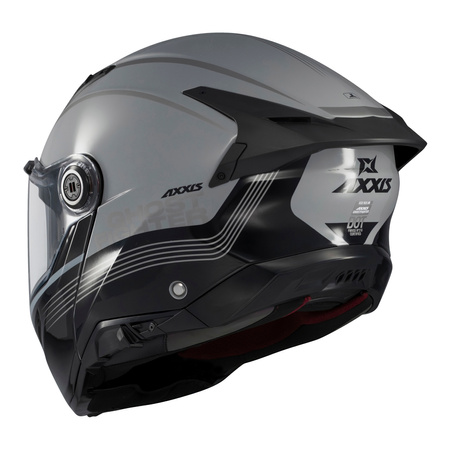Kask szczękowy AXXIS GHOSTFIGHTER SV BITONE C2 GLOSS granatowy czarny