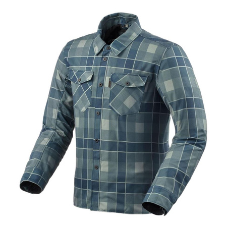 Koszula motocyklowa REVIT BISON 2 H2O DARK NAVY niebieski