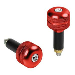 Końcówki kierownicy LAMPA BAR ENDS RED