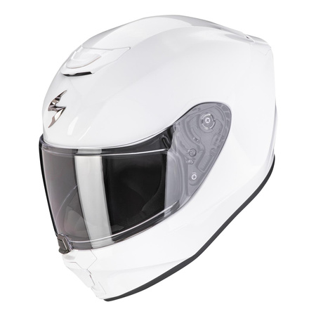 Kask integralny SCORPION EXO-JNR SOLID WHITE biały