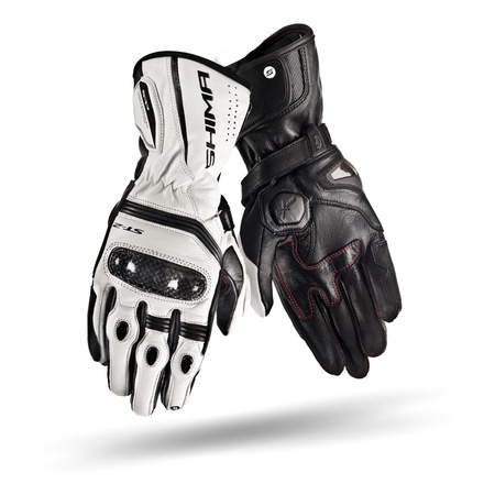 Rękawice sportowe SHIMA ST-2 WHITE biały czarny