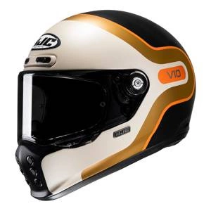 Kask integralny HJC V10 GRAPE BLACK/BRONZE beżowy brązowy czarny