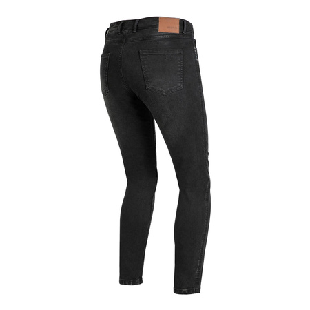 Jeansy motocyklowe damskie BROGER CALIFORNIA WASHED BLACK czarny