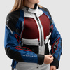 Kurtka tekstylna damska REBELHORN HARDY 3.0 LADY BLUE/GREY/RED niebieski szary czerwony