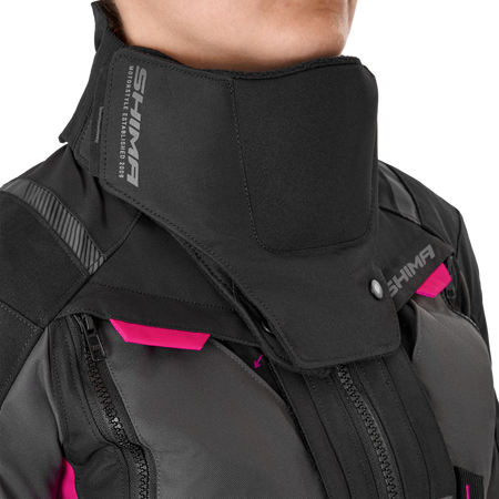 Kurtka tekstylna damska SHIMA HERO 2.0 LADY PINK czarny szary różowy