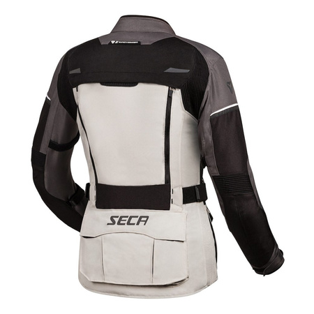 Kurtka tekstylna damska SECA DISCOVERY LADY GREY szary czarny
