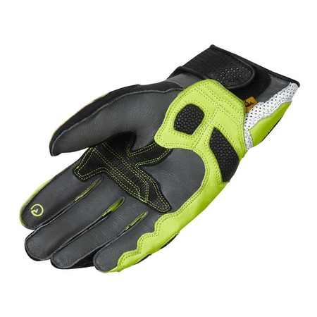 Rękawice sportowe REBELHORN ST SHORT BLACK/GREY/FLO YELLOW czarny szary żółty fluo