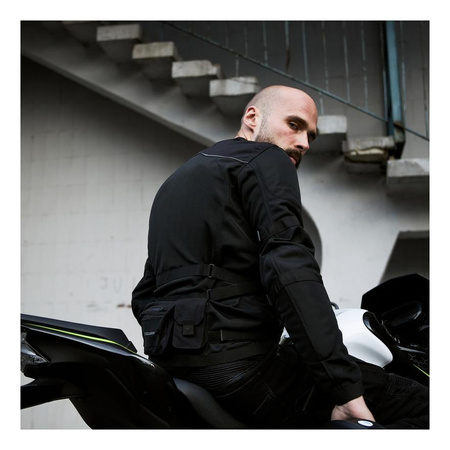 Kurtka tekstylna REBELHORN BRUTALE BLACK czarny