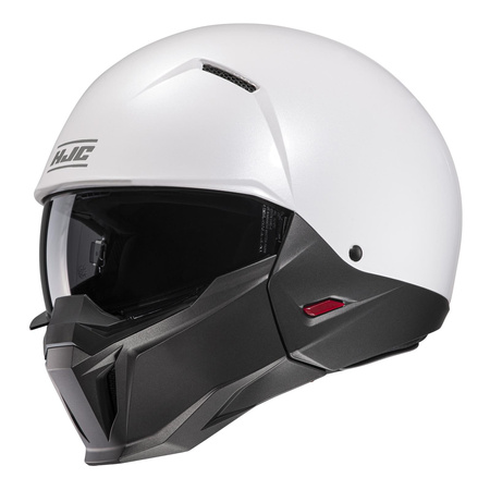 Kask otwarty HJC I20 PEARL WHITE biały czarny