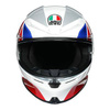 Kask integralny AGV K6 HYPHEN WHITE/RED/BLUE biały czerwony niebieski