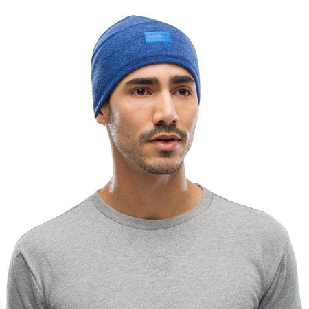 Czapka zimowa BUFF MERINO WOOL FLEECE OLYMPIAN BLUE