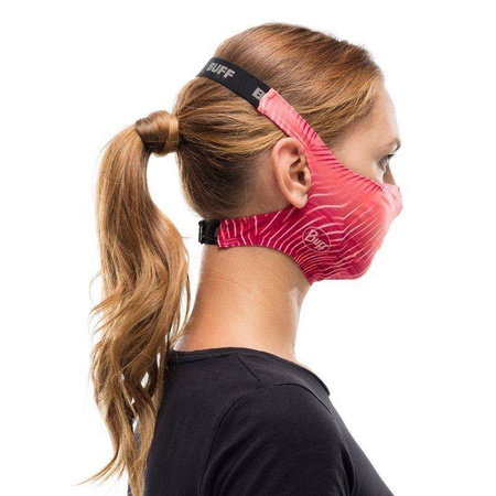 Maseczka BUFF FILTER MASK KEREN FLASH PINK