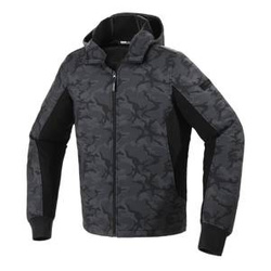 Bluza motocyklowa SPIDI HOODIE ARMOR EVO BLACK CAMOUFLAGE czarny szary