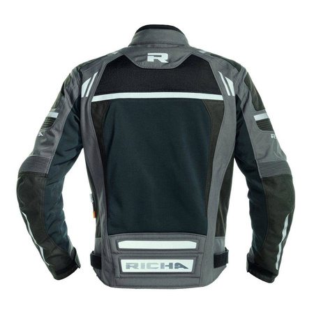 Kurtka tekstylna RICHA AIRSTORM WP TITANIUM grafitowy szary czarny