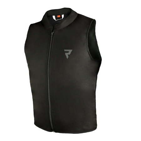 Kurtka skórzana REBELHORN REBEL BLACK/FLO RED czarny czerwony fluo