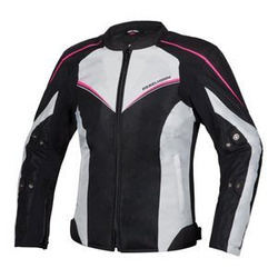Kurtka tekstylna damska REBELHORN HIFLOW IV LADY BLACK/SILVER/FLO PINK czarny srebrny szary różowy