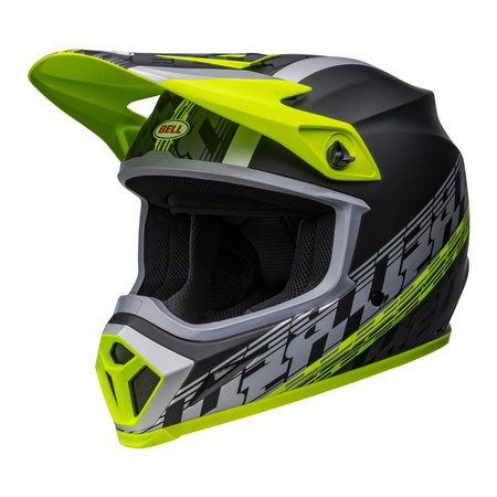 Kask cross BELL MX-9 MIPS OFFSET MATTE BLACK/HI-VIZ YELLOW czarny szary żółty fluo