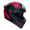 Kask integralny AGV K1 S WARMUP BLACK/PINK czarny różowy