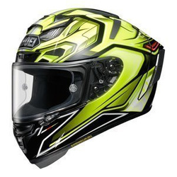 Kask integralny SHOEI X-Spirit 3 Aerodyne TC-3 żółty czarny biały czerwony