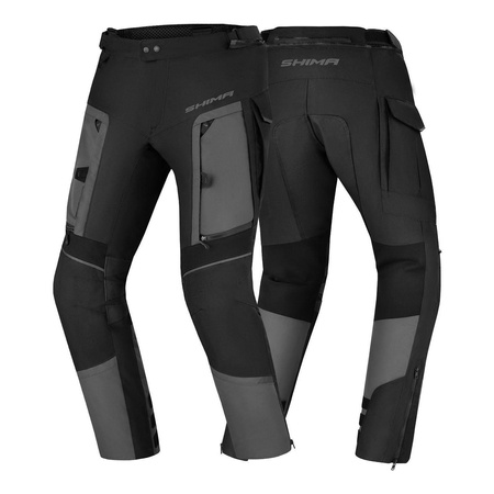 Spodnie tekstylne SHIMA HERO 2.0 MEN GREY czarny szary