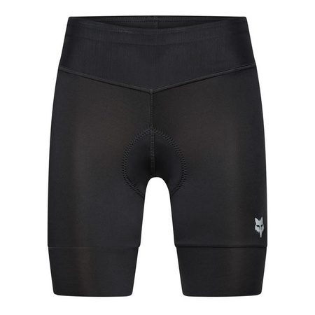 Spodenki rowerowe damskie FOX LADY TECBASE LITE LINER BLACK czarny