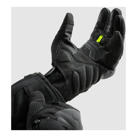 Rękawice miejskie REBELHORN CORE BLACK/GREY/FLUO YELLOW czarny szary żółty fluo