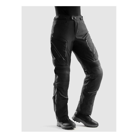 Spodnie tekstylne damskie REBELHORN HARDY 3.0 LADY SHORT BLACK czarny