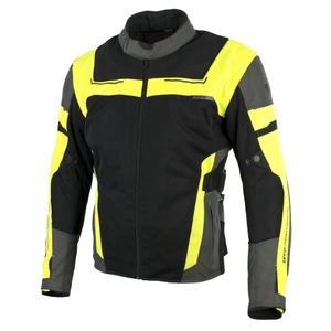 Kurtka tekstylna SECA ORKAN II TITANIUM/FLUO YELLOW szary żółty fluo