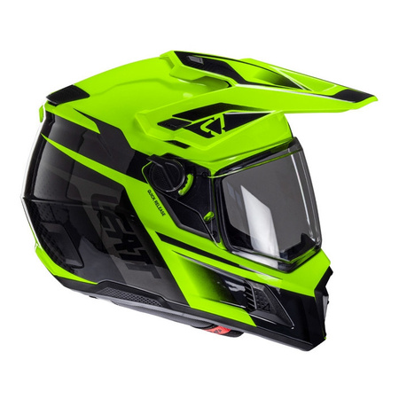 Kask cross z goglami LEATT KIT ADV 8.5 V25 HI-VIZ żółty fluo czarny
