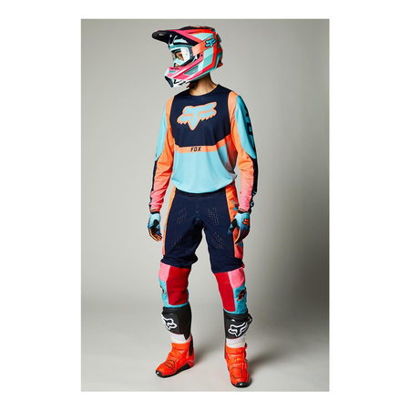 Bluza cross FOX 360 VOKE AQUA niebieski granatowy czerwony fluo różowy