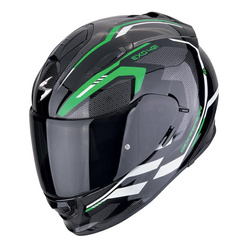 Kask integralny SCORPION EXO-491 KRIPTA BLACK/GREEN/WHITE czarny zielony biały