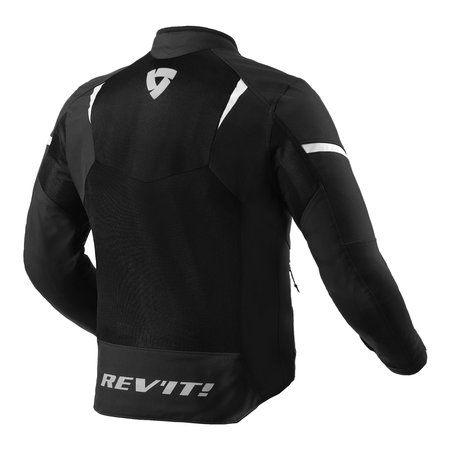 Kurtka tekstylna REVIT HYPERSPEED 2 GT BLACK/WHITE czarny biały