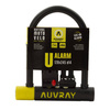 Zapięcie U-Lock AUVRAY U-ALARM 128x245mm czarny żółty