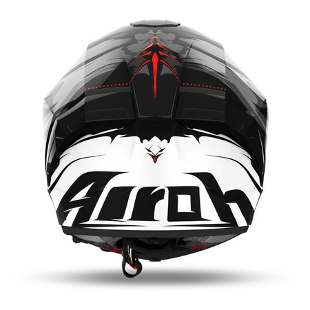 Kask integralny AIROH MATRYX NYTRO MATT czarny szary czerwony