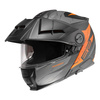 Kask szczękowy SCHUBERTH E2 ECE EXPLORER ORANGE szary pomarańczowy czarny