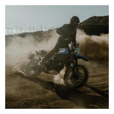 Kurtka skórzana REBELHORN RUNNER III BLACK czarny