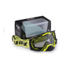 Gogle motocyklowe IMX DUST GRAPHIC FLO YELLOW/BLACK MATT SZYBA DARK SMOKE + CLEAR żółty fluo czarny mat