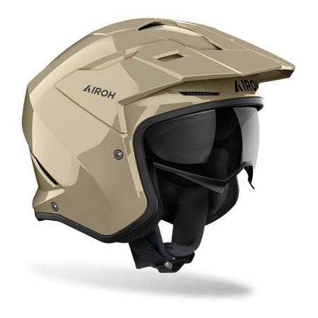 Kask otwarty AIROH KOMBAKT COLOR MOKA GLOW GLOSS beżowy