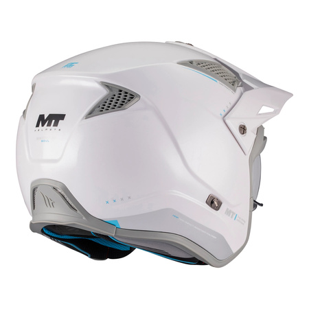 Kask otwarty MT DISTRICT SV S SOUL A2 GLOSS biały