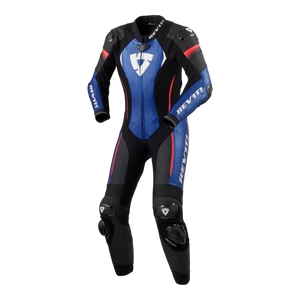 Kombinezon jednoczęściowy damski REVIT XENA 4 LADY BLACK/BLUE czarny niebieski czerwony