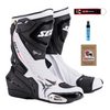 Buty sportowe SECA HYPER WHITE biały czarny czerwony