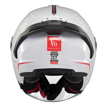 Kask otwarty MT COSMO SV SOLID GLOSS WHITE biały